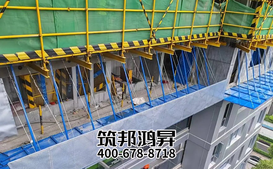 工地懸挑水平防護(hù)棚