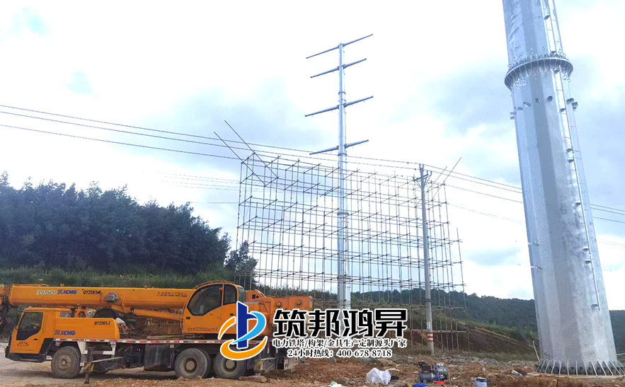 云南電力鐵塔案例-曲靖400MW/800MWh獨(dú)立共享儲(chǔ)能電站工程
