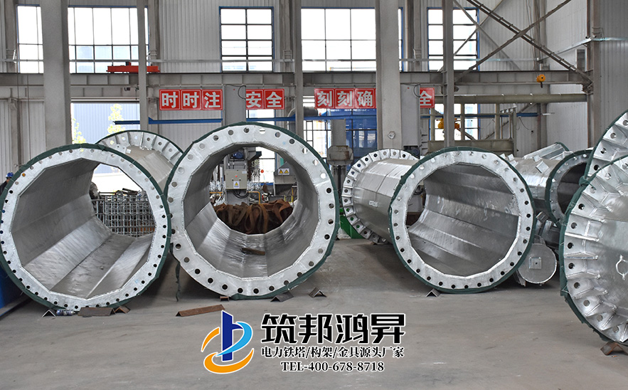 電力鋼管桿成品